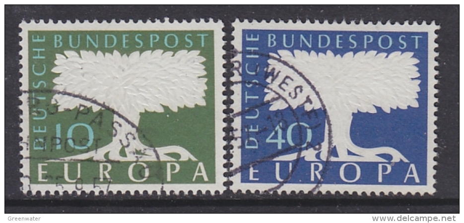 Europa Cept 1957 Germany 2v Used (31994N) - 1957