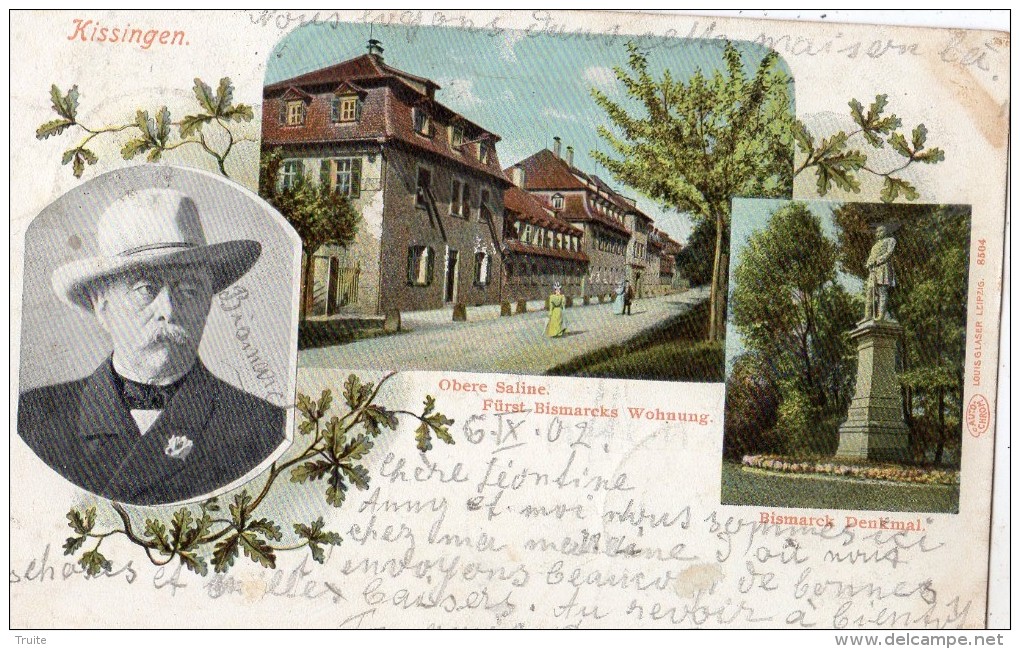 BAD KISSINGEN MULTIVUES CARTE PRECURSEUR - Bad Kissingen