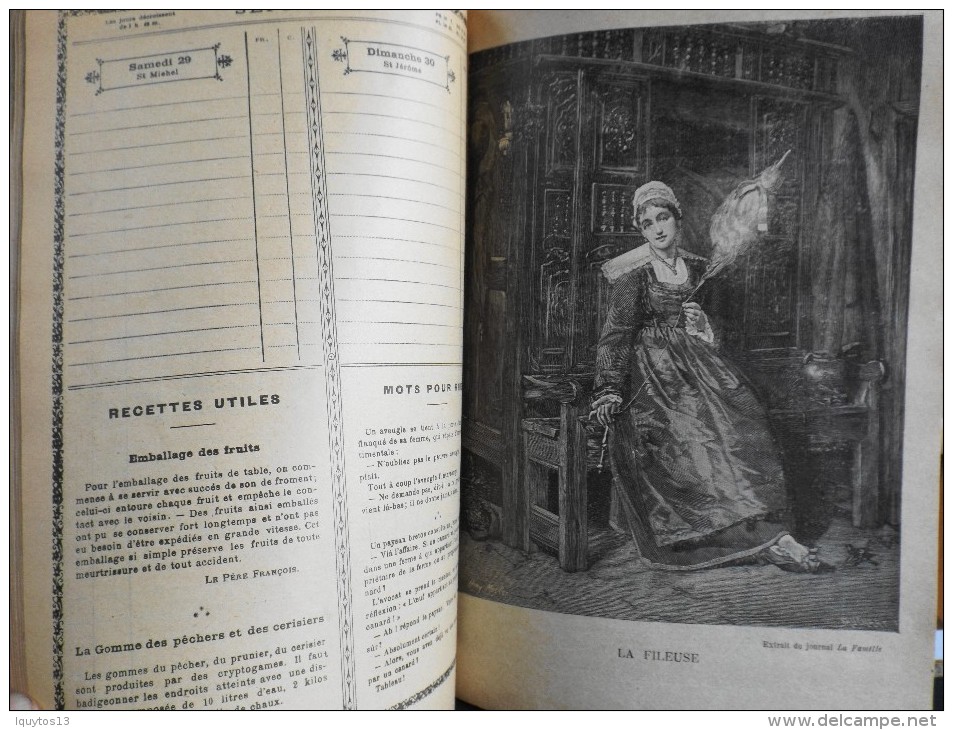 GRAND AGENDA ILLUSTRE pour l'année 1894 - GRANDS MAGASINS AU PRINTEMPS ALAIS (Gard) - Catalogue de Vente - En l'Etat
