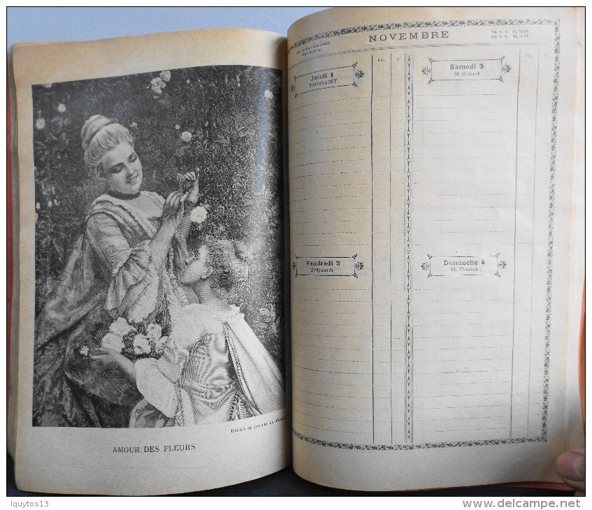 GRAND AGENDA ILLUSTRE pour l'année 1894 - GRANDS MAGASINS AU PRINTEMPS ALAIS (Gard) - Catalogue de Vente - En l'Etat