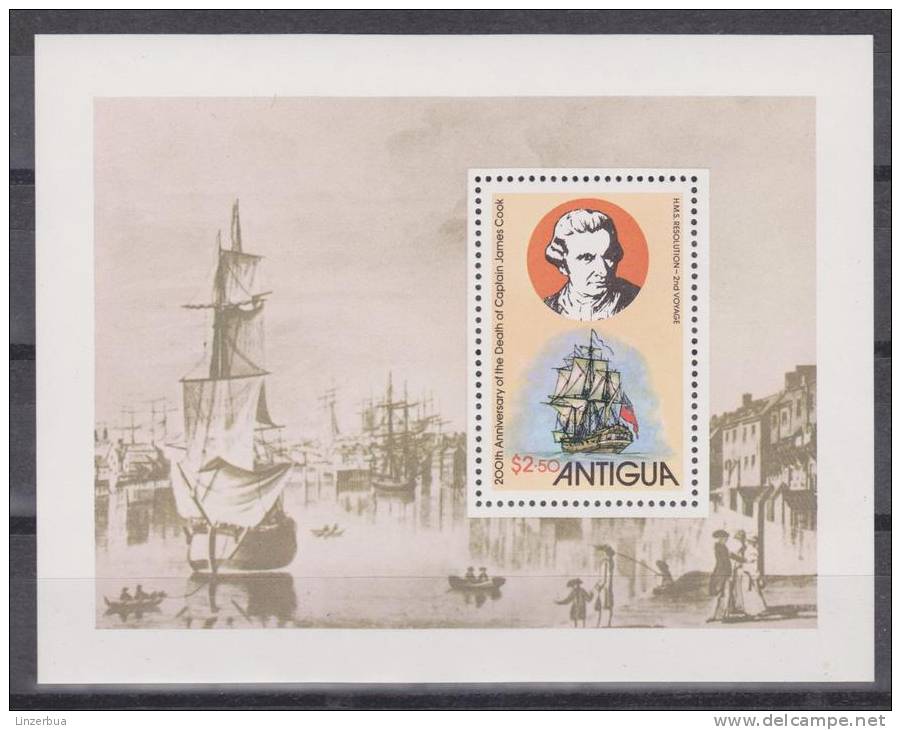 Antigua 1979 Mi. B 44** MNH - Schiffe - Ships - Autres & Non Classés