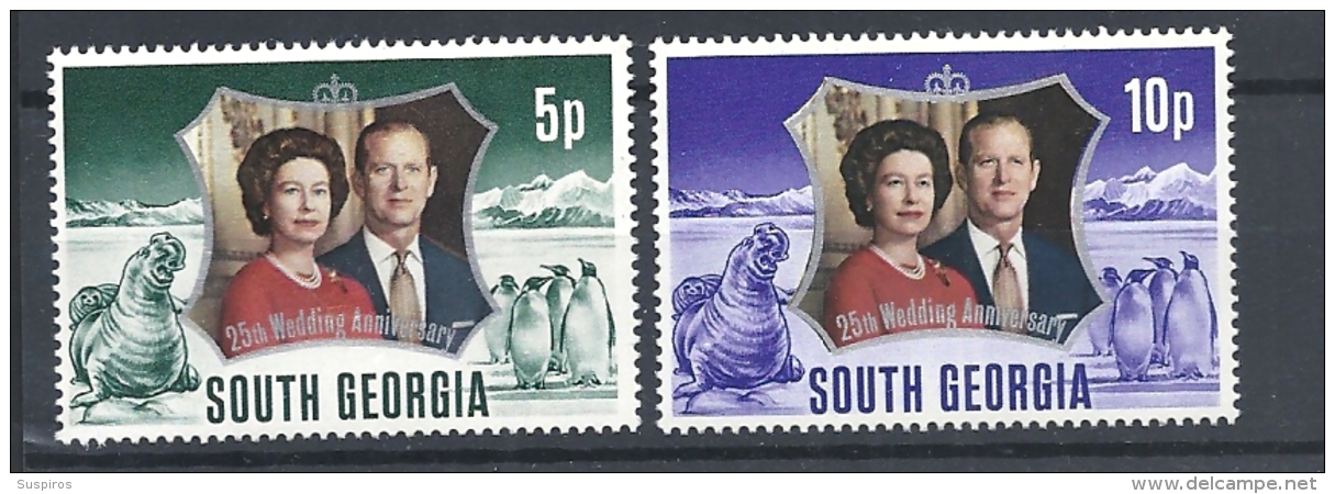 FALKLAND ISLAND   SOUTH GEORGIA  1972  Elizabeth II Mint - Falkland Islands