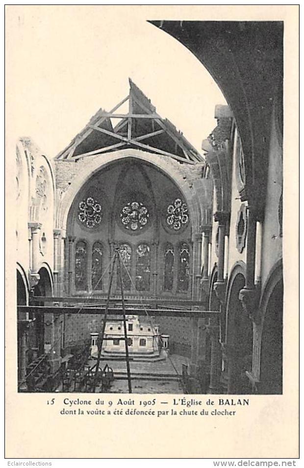 Balan      08       Cyclone De 1905 . Eglise Détruite - Andere & Zonder Classificatie