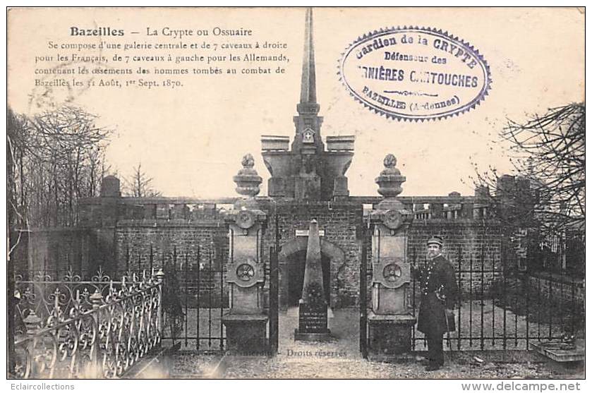 Bazeilles     08         Souvenir De 1870. La Crypte Ou Ossuaire - Altri & Non Classificati