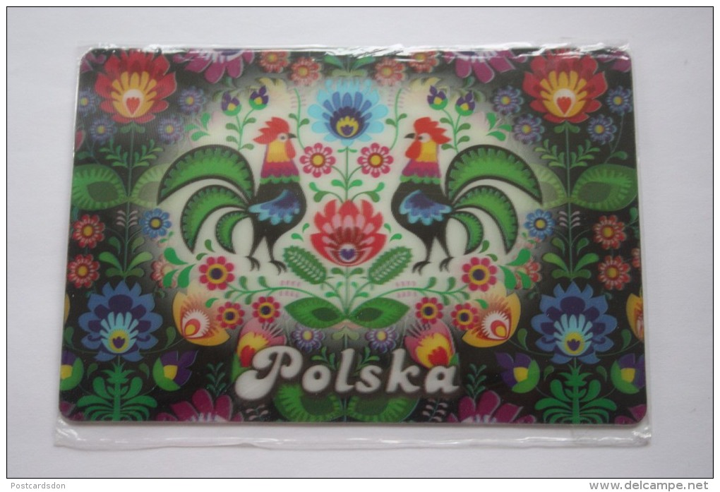 POLSKA - COQ / ROOSTER  - STEREO 3D PC - Cartes Stéréoscopiques