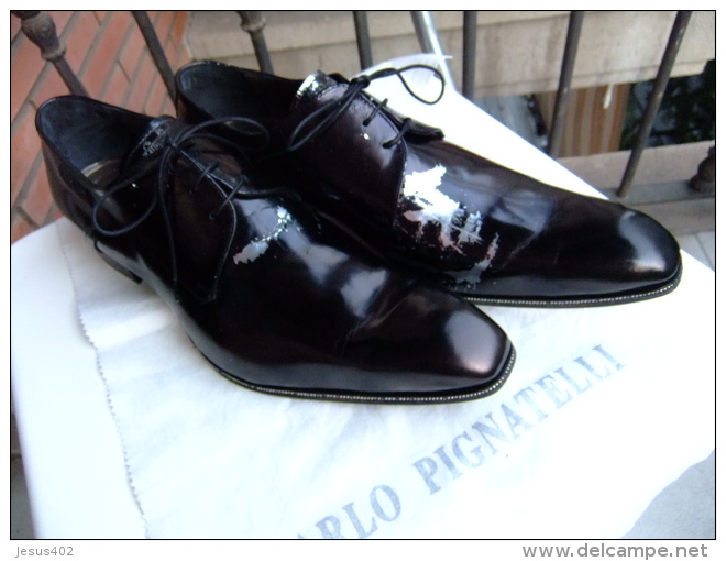 Mocassins CARLO PIGNATELLI Talle 46  Cuir Noir - Chaussures