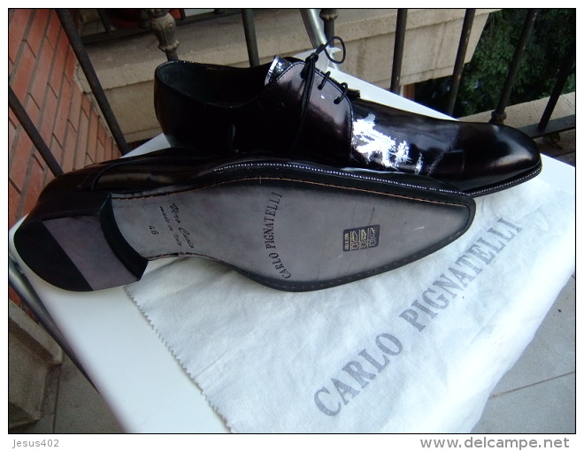 Mocassins CARLO PIGNATELLI Talle 46  Cuir Noir - Shoes