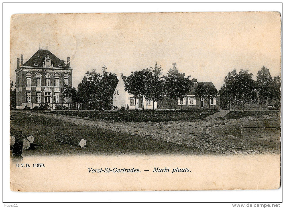 Vorst St Gertrudes Markt Plaats D V D 11370 1913 - Laakdal