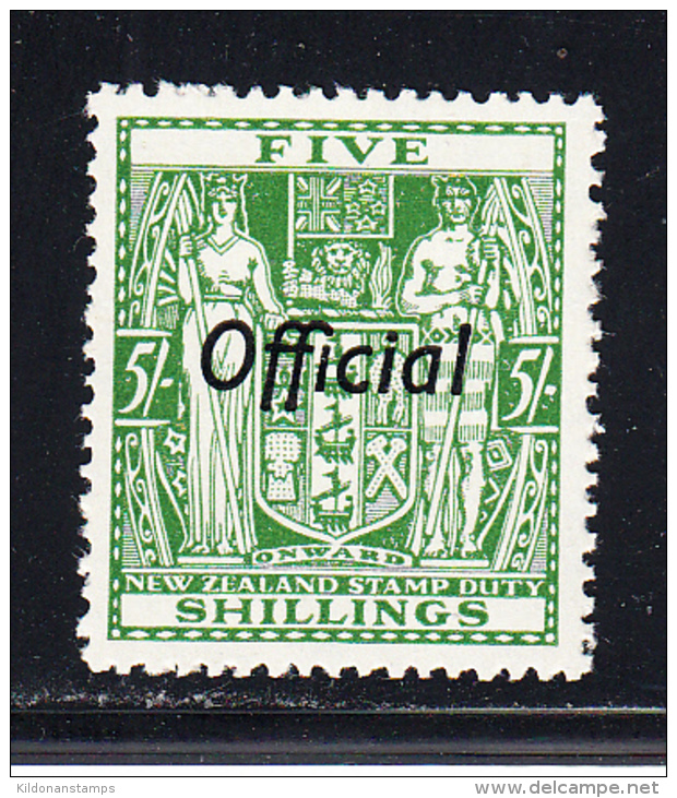 New Zealand 1938 Official, Mint No Hinge, Sc# O75, SG - Dienstmarken