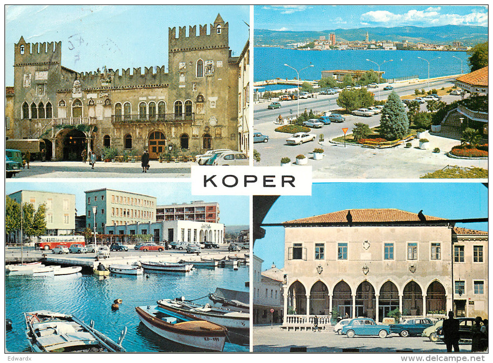 Koper, Slovenia Postcard Posted 1974 Stamp - Slovenia