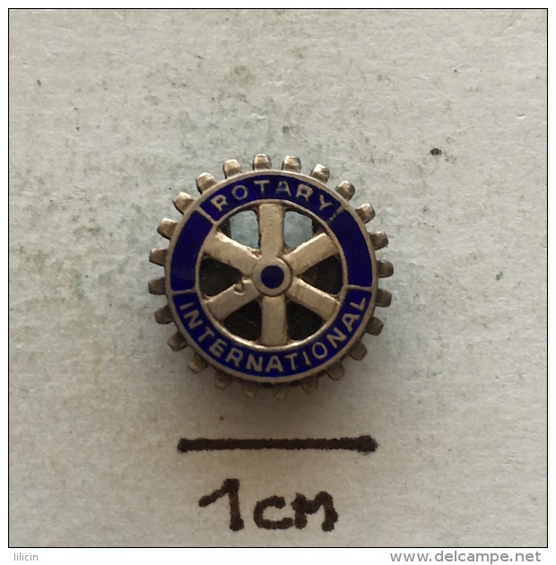 Badge (Pin) ZN002456 - Rotary International SILVER - Associations