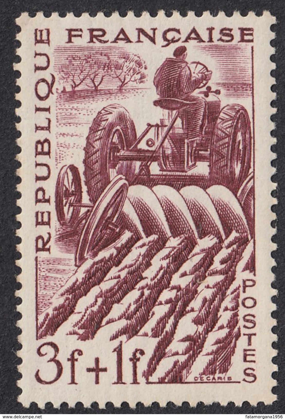 FRANCE Francia Frankreich  - 1949 - Yvert 823, 3 + 1 F, Neuf. - Ungebraucht