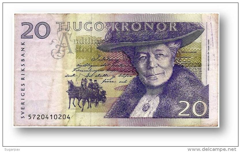 SWEDEN - 20 KRONOR - 2005 - P 63.b - 2 Scans - Suède