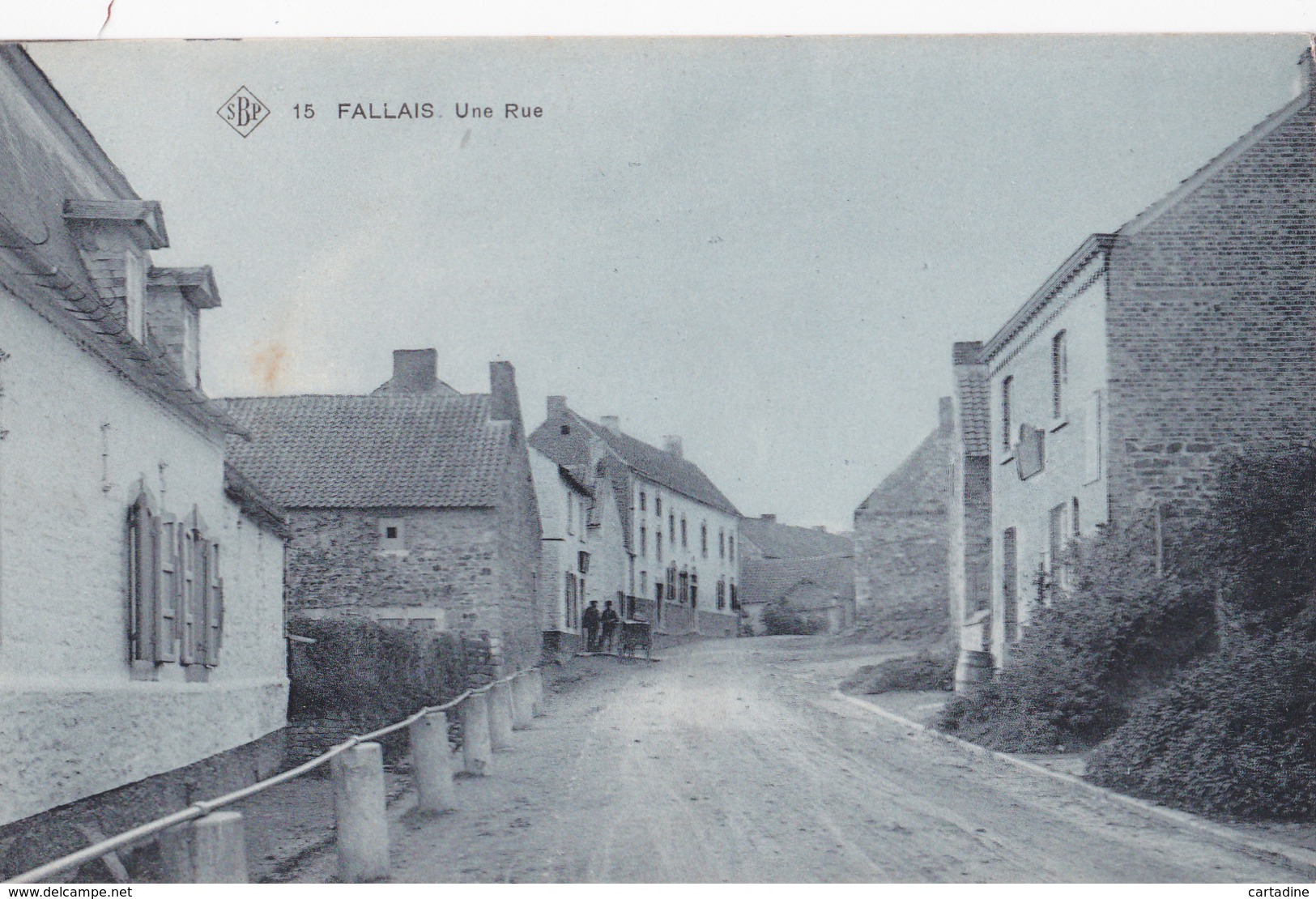 FALLAIS  -  UNE RUE  -  SBP - CP BLEUE - N°15 - Braives