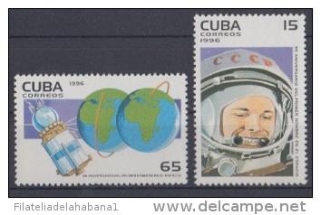 1996.21- * CUBA 1996. MNH. 25 ANIV HOMBRE EN EL ESPACIO. YURI GAGARIN. ASTRONAUTICS. COSMOS. - Unused Stamps