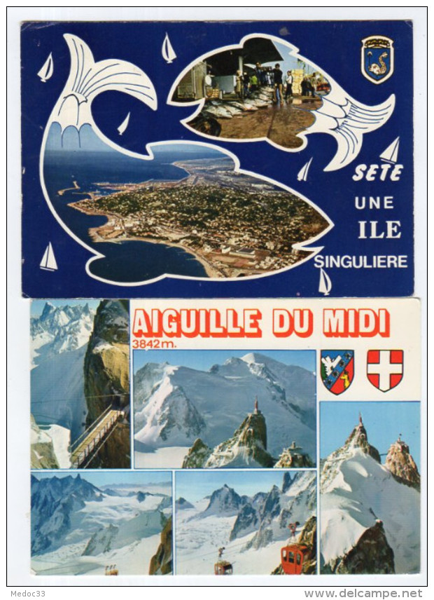 Lot De 100 Cpm De France,(Paysages,Ville,Montagne,etc....) - 100 - 499 Cartes