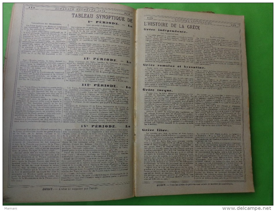 Almanach Hachette 1929-les Morts De L´annee-la Mode-_caoutchouc-levriers-pub Auto Unic-scaphandrier De L´air - Non Classificati