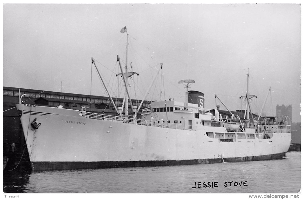 ¤¤  -  Carte-Photo Du Bateau De Commerce " JESSIE STOVE "   -  Cargo   -  ¤¤ - Pétroliers