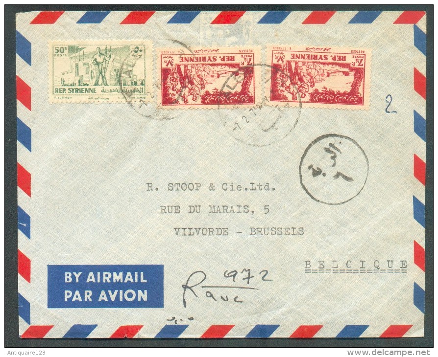 Airmail Cover From ALEP To Belgiun - 11390 - Syrie