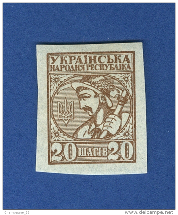 1918 N° 40 NON DENTELÉE 20 NEUF SANS GOMME - Ukraine & Westukraine