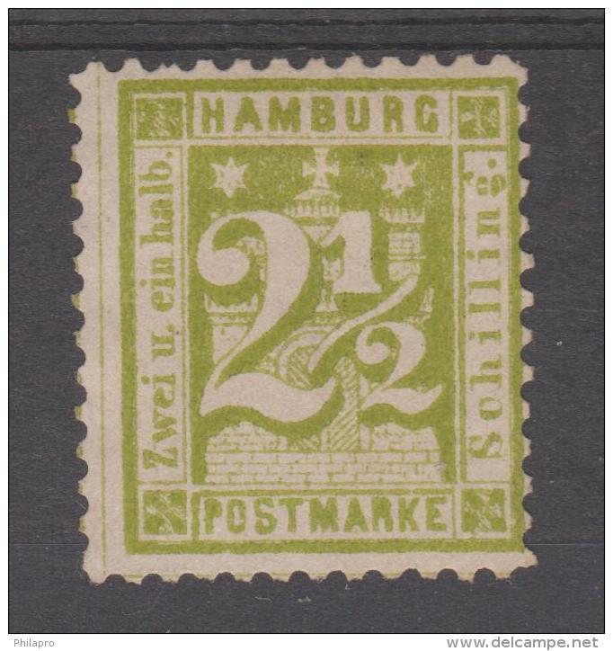 ALLEMAGNE  HAMBOURG / HAMBURG  YVERT N° 12 No Gum  Réf  G83 - Hamburg