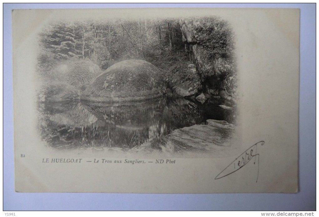 CPA 62 PAS DE CALAIS LE HUELGOAT. Le Trou Aux Sangliers. 1902. - Autres & Non Classés