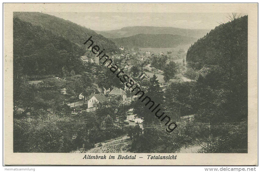 Altenbrak - Totalansicht - Verlag C. Greve Blankenburg Gel. 1925 - Altenbrak