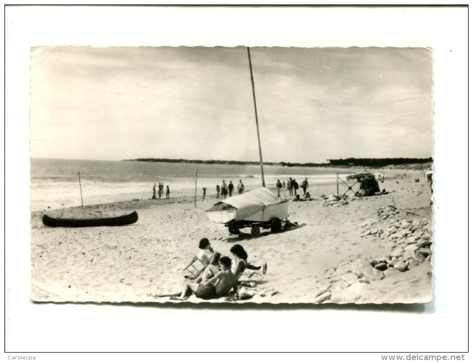 CP - Longeville Sur Mer (85) La Plage - Autres & Non Classés