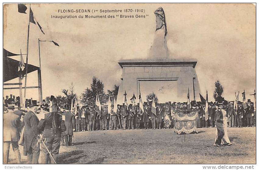 Sedan   08     Inauguration Du Monument Des Braves Gens   Guerre 1870 - Sedan