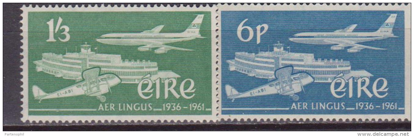 IRLANDA  IRELAND - 1961 - AIR LINE AER LINGUS 148/49 MNH - Amérique Du Nord