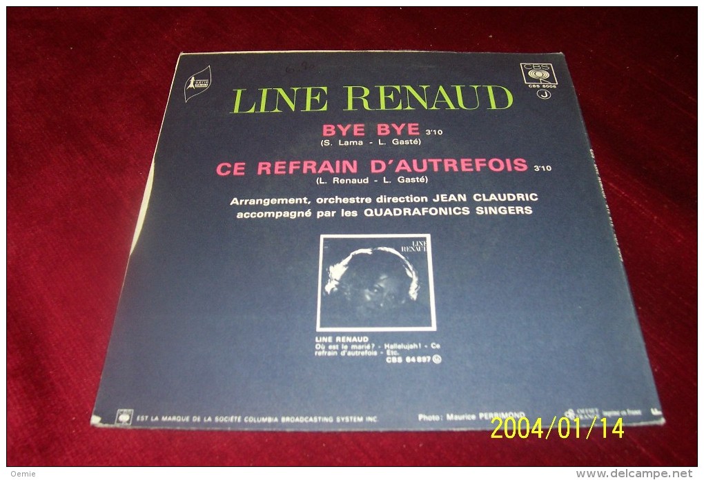 LINE RENAUD ° BYE BYE - Autographs