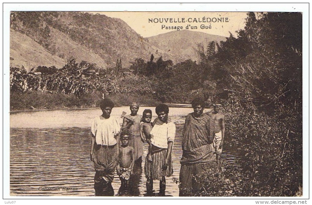 Nouvelle Calédonie    Passage D'un Gué  1938 - Oceania