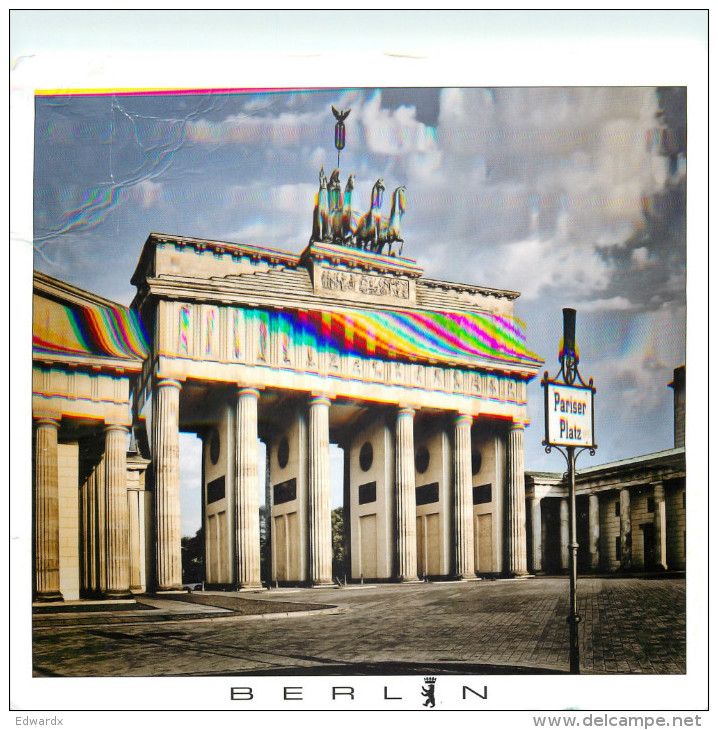 Brandenburg Gate, Berlin, Germany Postcard Posted 2013 Stamp - Brandenburger Door