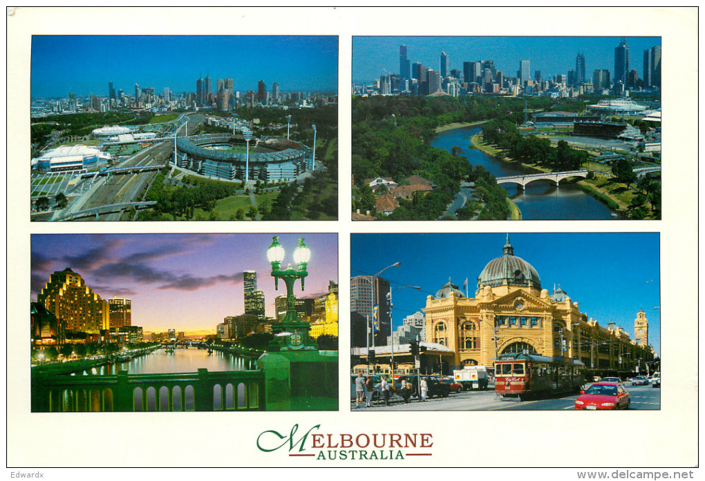 Melbourne, Victoria, Australia Postcard Posted 2005 Stamp - Melbourne