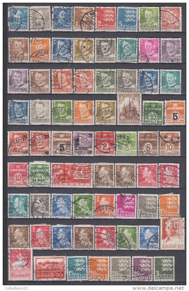 DANEMARK - Lot De +170 Timbres Obli - Verzamelingen