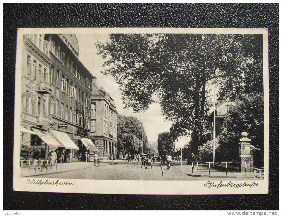 AK WILHELMSHAVEN Hindenburgstrasse 1940  // D*20978 - Wilhelmshaven