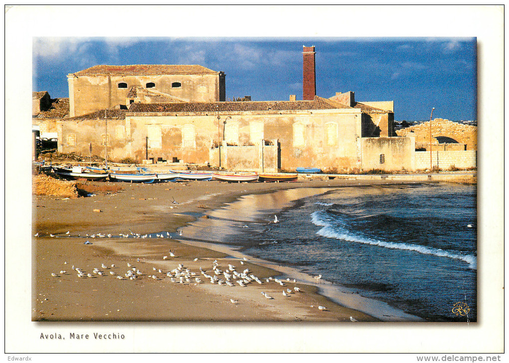 Avola, SR Siracusa, Italy Postcard Posted 2000 Stamp - Siracusa