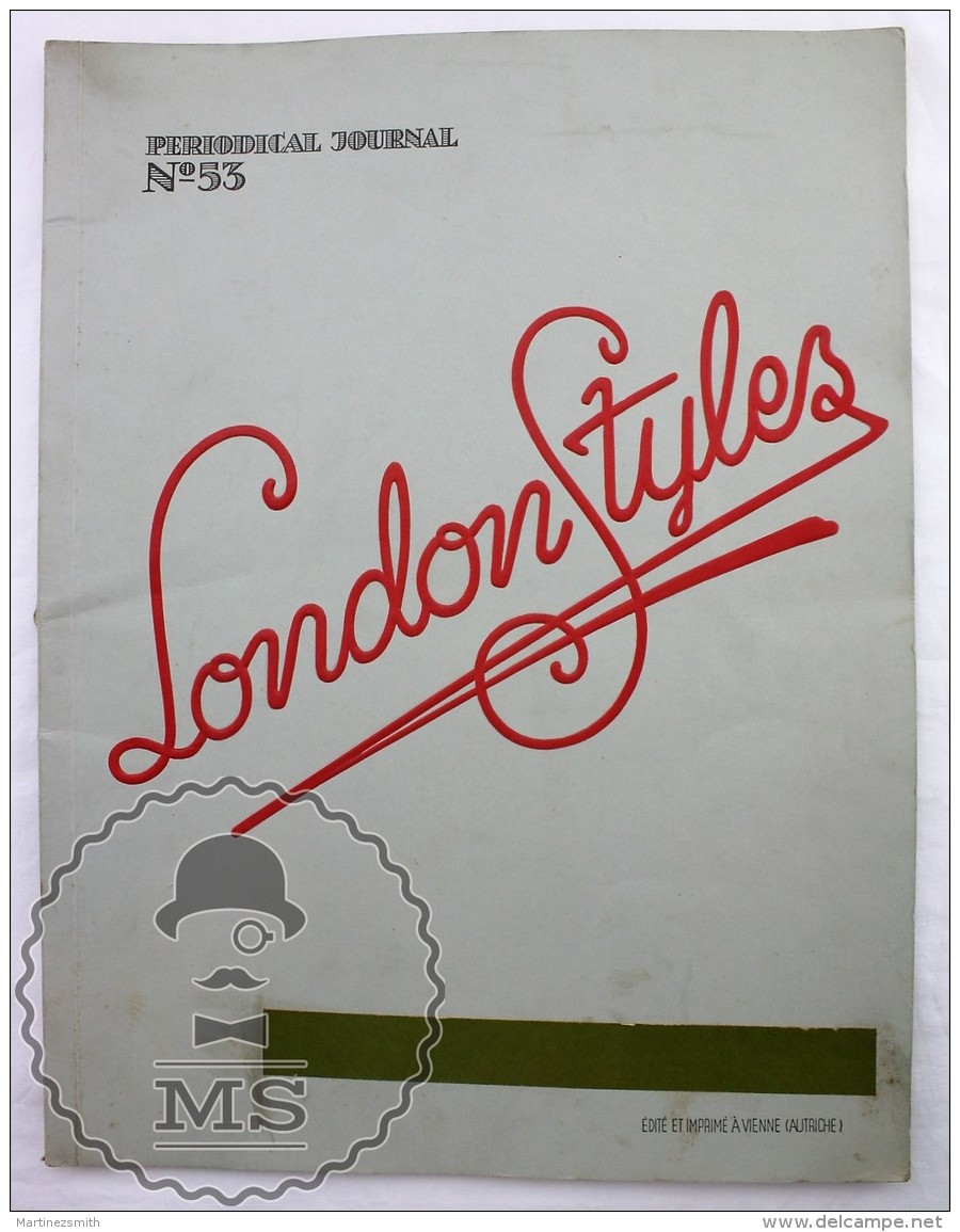 Old Magazine/ Publication London Styles - Women's Fashion Winter 1937 - Wool Vintage Coats & Costumes - Wolle