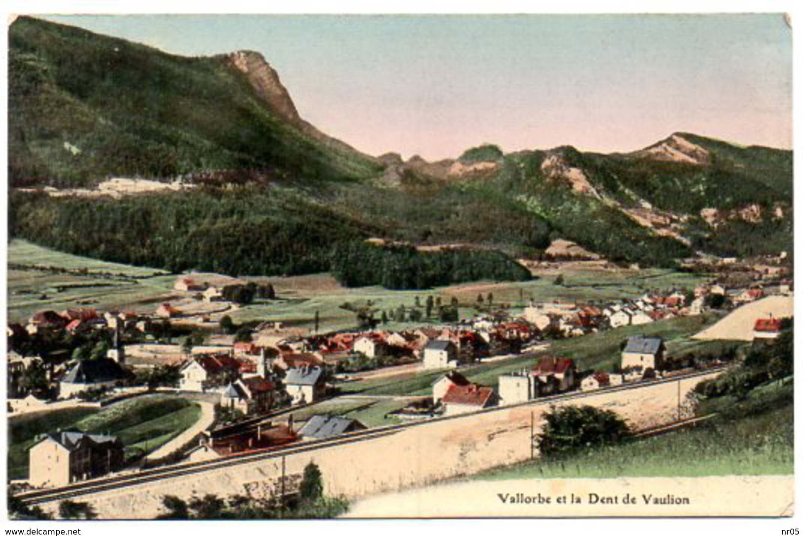 CPA  SUISSE - VALLORBE Et La Dent De Vaulion - Vallorbe