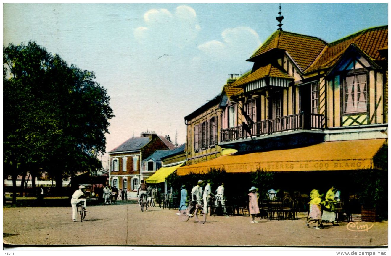 N°50357 -cpa Le Crotoy -le Café Du Port- La Potinière- - Cafés