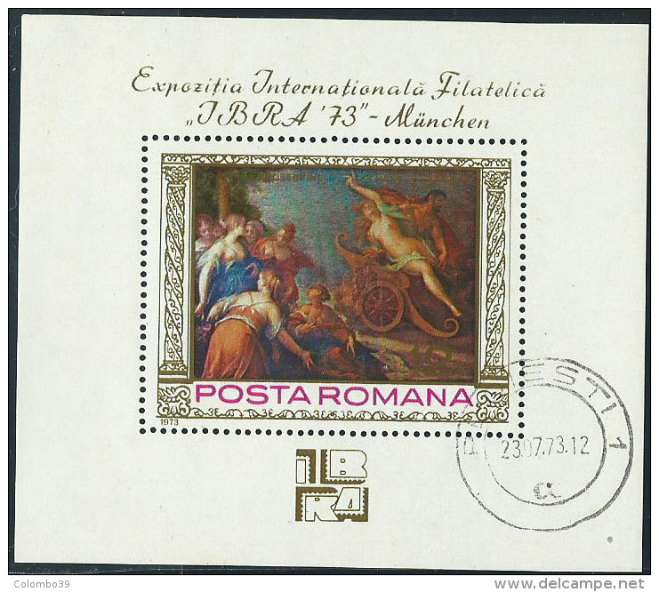 Romania 1973 BF Usato - Mi.104  Yv.105 - Blokken & Velletjes