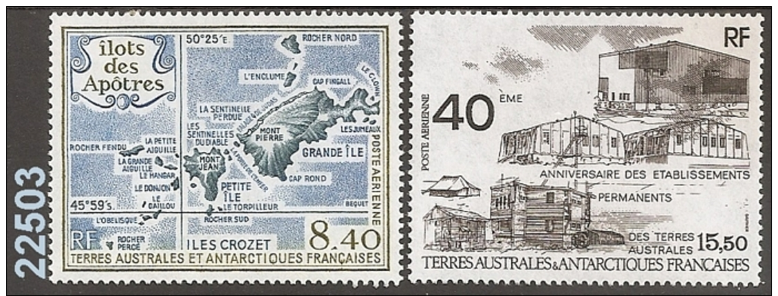 1989 - YT 103-104 ** - VC: 10.90 Eur. - Poste Aérienne