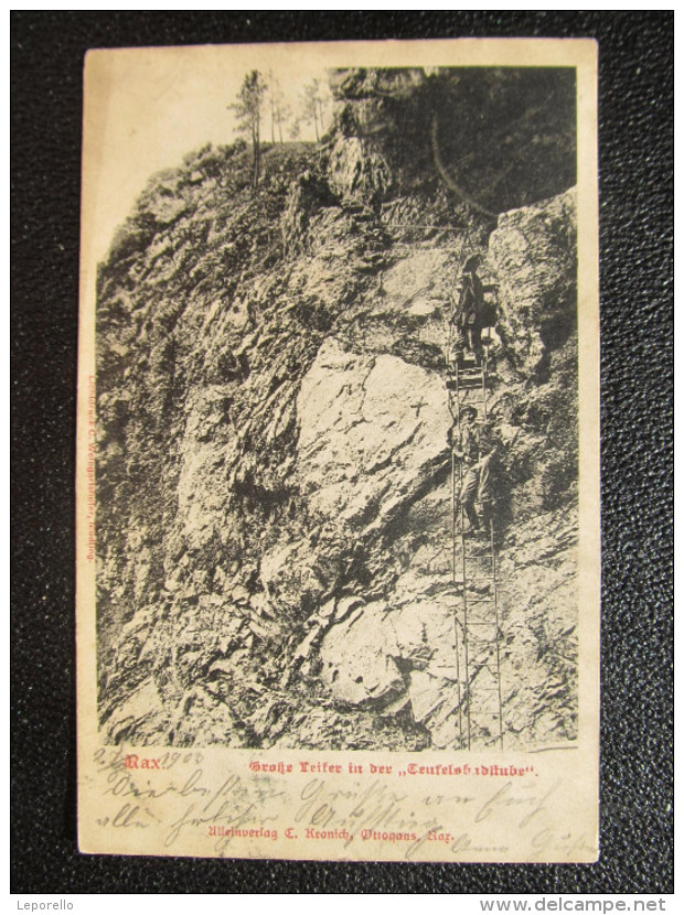 AK RAX Bergsteiger 1903 // D*21007 - Raxgebiet