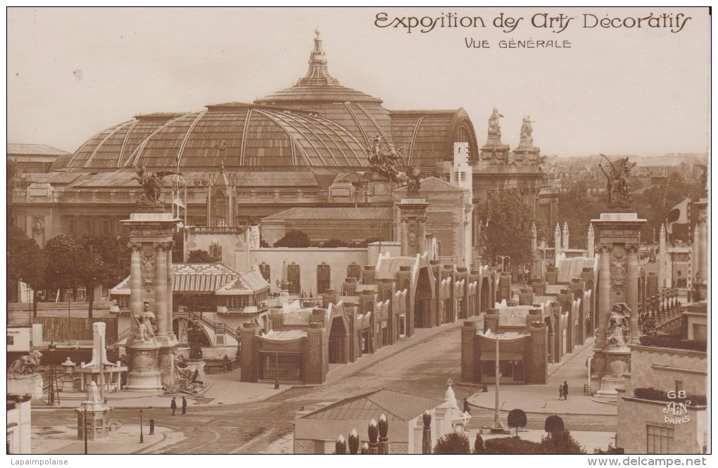 75 PARIS EXPOSITION DES ARTS DECORATIFS   " Vue Générale "  AN   N° 68 - Exposiciones