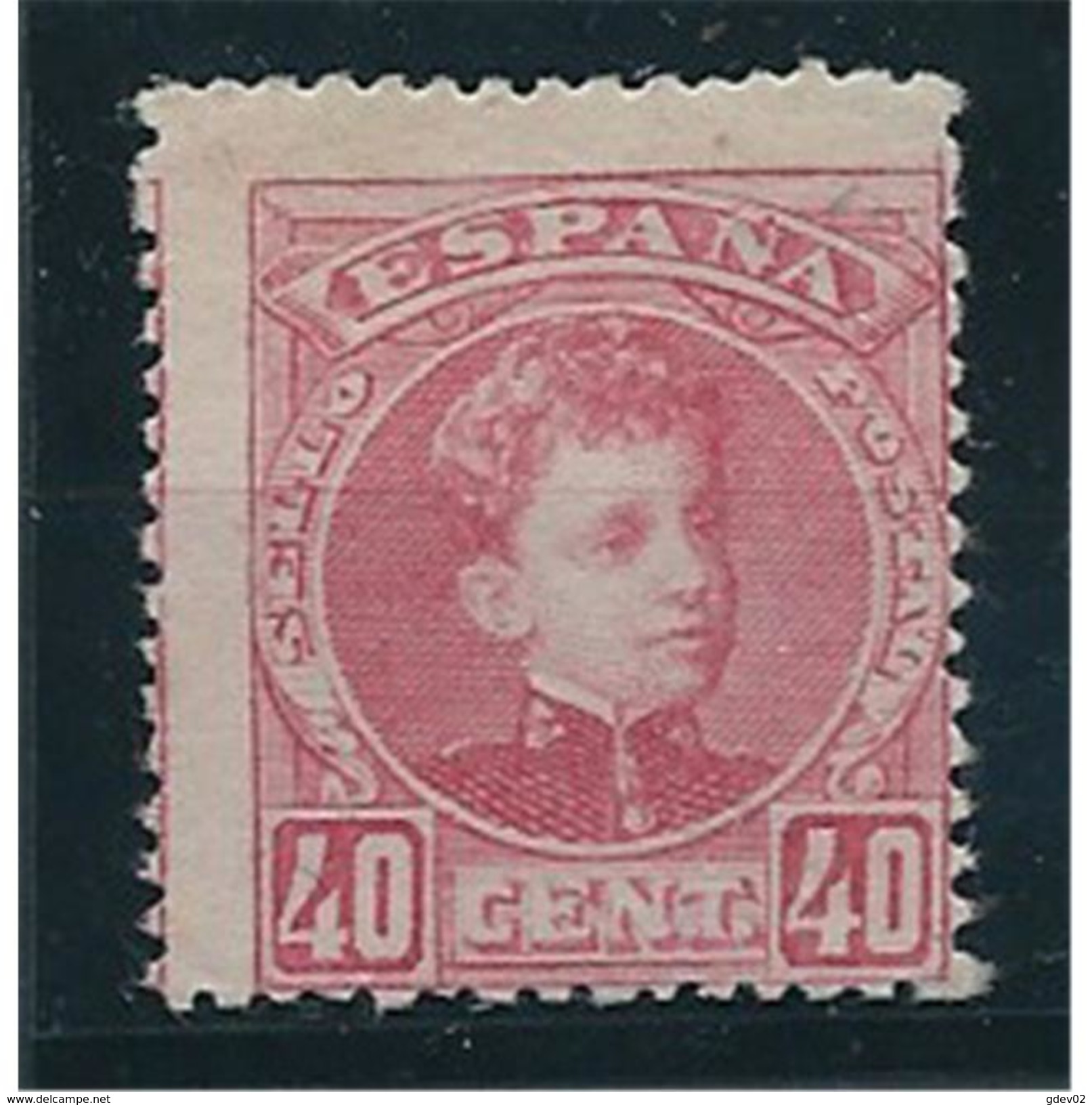 ES251STV-LFT***251S.España.Spain. Espagne.REY ALFONSO Xlll CADETE .1901.(Ed 251**)  Sin  Charnela - Nuevos