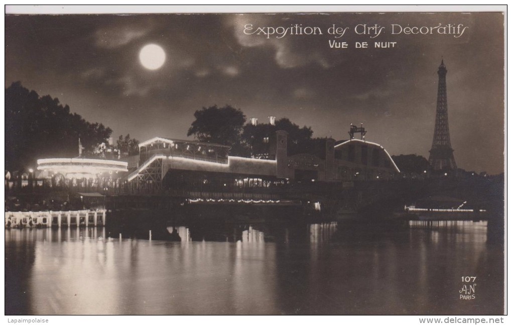 75 PARIS EXPOSITION DES ARTS DECORATIFS   " Vue De Nuit  "  AN  N°108 - Expositions