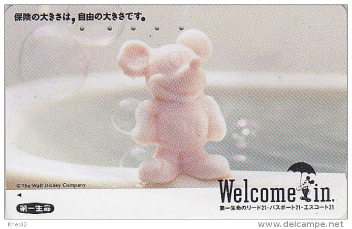 Télécarte Japon / 110-011 - DISNEY - MICKEY / Parapluie - Japan Phonecard Telefonkarte - Disney