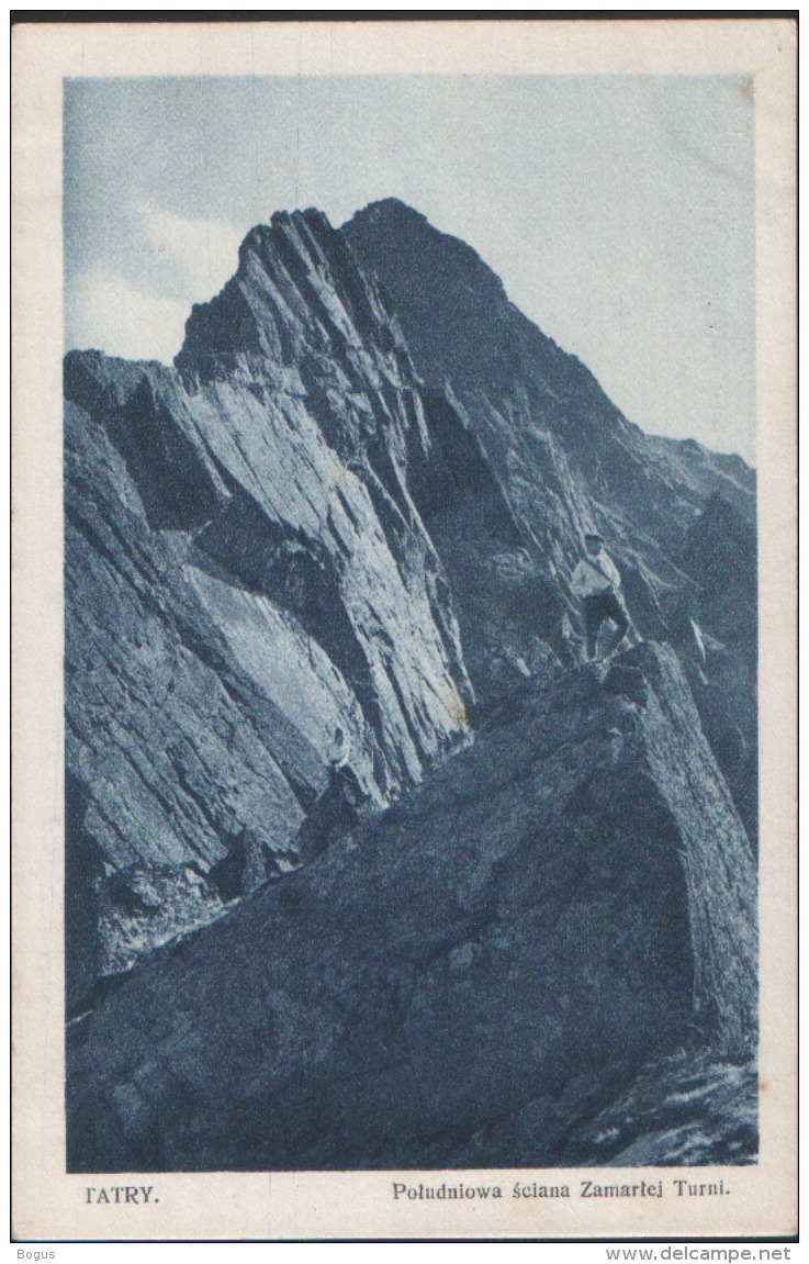 POLAND 19??, Tatra Mountains. Zamar&#322;a Turnia. South Wall. Viewcard Not Used. LOOK! - Climbing