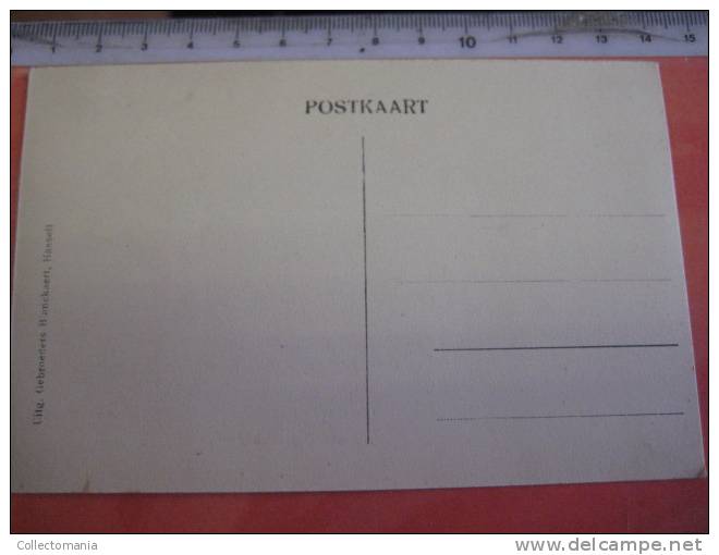 5 Postkaarten LANKLAAR   Hotel De La Poste,  Villa Marie Meulemans-Robijns, - Hasselt