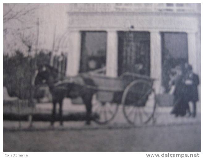 5 postkaarten LANKLAAR   hotel de la poste,  villa Marie Meulemans-Robijns,